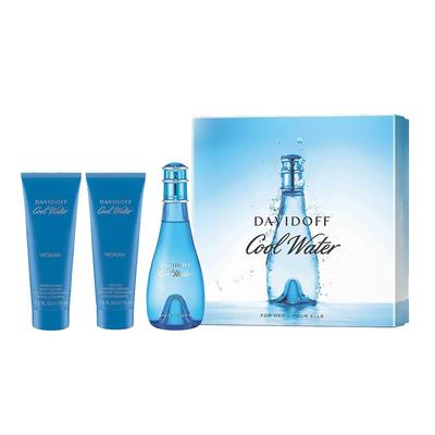 Cool Water for Women 3 Piece Set Standard Eau De T...