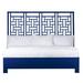 David Francis Furniture Ohana Platform Bed Upholstered in Blue | 66 H x 80 W x 85 D in | Wayfair B5067BED-K-S137