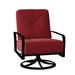 Woodard Fremont Outdoor Rocking Chair in Red/Black | 40 H x 30 W x 37.75 D in | Wayfair 9U0677-92-44C