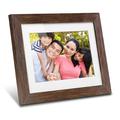 Aluratek 8" Digital Photo Frame with Automatic Slideshow (Distressed Wood) ADPFD08F