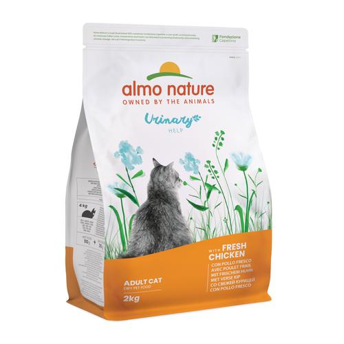 2 x 2 kg Almo Nature Holistic Urinary Help Cat - Fresh Chicken Trockenfutter Hund