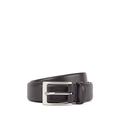 BOSS Mens Brondon Pin-buckle belt in nappa leather with engraved logo