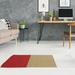 White 36 x 0.25 in Area Rug - East Urban Home San Francisco Football Red/Area Rug Polyester | 36 W x 0.25 D in | Wayfair