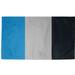 Black/Blue 48 x 0.25 in Area Rug - East Urban Home Carolina Football Blue/Black/Gray Area Rug Polyester | 48 W x 0.25 D in | Wayfair