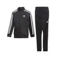 adidas Superstar Suit Tracksuit - Top: Black/White Bottom: Black/White, 5-6Y