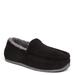 Deer Stags Slipperooz Lil Spun Cozy Moccasin - Boys 2 Youth Black Slipper Medium