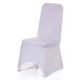 Trimming Shop 25pcs Chair Covers White Polyester Spandex Stretch Chair Cover Universal Washable Dining Chair Covers Protective Removable Slipcovers for Home Hotel Event Party Decoration