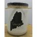 Gracie Oaks Maine State Orange Clove Scented Jar Candle Paraffin in Black | 4.25 H x 3.25 W x 3.25 D in | Wayfair 478ACE3D9B2F4470B337862CB0109C6E