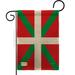 Breeze Decor Basque 2-Sided Burlap 18.5 x 13 in. Garden Flag in Brown/Green/Red | 18.5 H x 13 W in | Wayfair BD-CY-G-108234-IP-DB-D-US14-BD