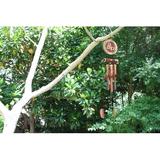 World Menagerie Kinneret Flowering Whisper Harmony Wind Chime Wood in Brown | 36 H x 8 W x 4 D in | Wayfair 1F472C6B506841B5B8A47367C994E4F3