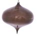 Vickerman 623251 - 6" Pewter Wood Grain Onion Christmas Tree Ornament (2 pack) (MC198987)