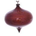 Vickerman 623138 - 4" Copper Wood Grain Onion Christmas Tree Ornament (6 pack) (MC198888)