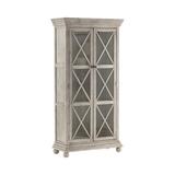 Rosecliff Heights Topeka Display Stand Wood in Brown/Gray | 79 H x 40 W x 17 D in | Wayfair C86D0B489B98434DA8268EFE3134135A