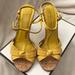 Coach Shoes | Coach Women’s Sandal Ginger Gros Grain | Color: Yellow | Size: 6