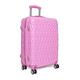 CMY 28 Inch Large Hard Shell Lightweight ABS 4 Dual Spinner Wheels Business Trip Trolley Case Suitcase Hold Check in Luggage 3 Digit Combination Lock (Pink, 28 inches)