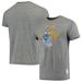 Men's Original Retro Brand Heathered Gray Pitt Panthers Vintage Logo Tri-Blend T-Shirt