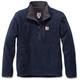 Carhartt Men's Dalton Half Zip Fleece Work Utility Outerwear, Navy Heather, XXL