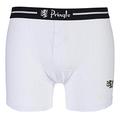 Pringle Men's Classic Boxers White with Black Waistband Pack of 4 (X-Large)