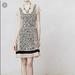 Anthropologie Dresses | Made In San Francisco Anthro Dress Size Medium | Color: Black/Cream | Size: M