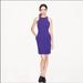 J. Crew Dresses | J. Crew Cutaway Crepe Dress Byzantine Purple 4 | Color: Blue/Purple | Size: 4