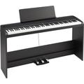 KORG B2SP Digitalpiano, Keyboard, E-Piano (mit Ständer, Notenpult, 3er Pedaleinheit und Lernsoftware zum Üben), USB Midi/Audio-Anschlüsse, schwarz