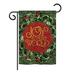 Breeze Decor Joy to the World Wreath Winter Seasonal Wonderland Impressions 2-Sided 19 x 13 in. Garden Flag in Red/Black/Brown | Wayfair