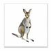 Isabelle & Max™ Tashia Cute Fun Kangaroo Painting Wall Décor Wood in Brown | 12 H x 12 W x 1.5 D in | Wayfair 68F6EC7DA81C4160A04E3AA6DA76CA08