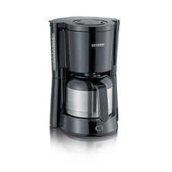 SEVERIN Kaffeemaschine "Type" mit Thermokanne, aromatischer, schneller und leise gebrühter Kaffee mit dem Kaffeebereiter für bis zu 10 Tassen, Filterkaffeemaschine, schwarz, KA 4835