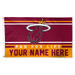 "WinCraft Miami Heat 3' x 5' One-Sided Deluxe Personalized Flag"