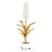 Chelsea House White Hyacinth Sculpture Metal in White/Blue | 23.5 H x 12 W x 12 D in | Wayfair 384546