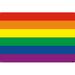 Ebern Designs Burliegh Rainbow Flag Desk Pad Plastic | 24 H x 36 W x 0.01 D in | Wayfair 265066A4FD174BB8B20369D9028C8CAA