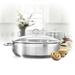Chantal Induction 21 Steel® 5 qt. Soup Pot w/ Lid Stainless Steel in Gray | 6 H x 11.5 W in | Wayfair SLIN29-280