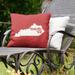 East Urban Home Indoor/Outdoor Throw Pillow Polyester/Polyfill blend in Red | 20 H x 20 W x 3 D in | Wayfair 73CC2E8BA4014464B0C76F7EF8826D72