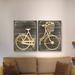 August Grove® 2 Piece Messenger Bike Wall Décor Set, Wood in Brown | 18 H x 24 W in | Wayfair A9EF2E3C4D444104937FD929BAB631D4