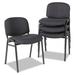 Alera® Continental Series Reception Style Stackable Chair Plastic/Acrylic/Metal in Black | 29.92 H x 21.25 W x 23.62 D in | Wayfair ALESC67FA10B