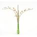 Primrue Silk Vanda Orchid in Etched Bud Vase | 29 H x 21 W x 8 D in | Wayfair 16040