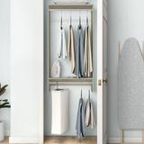 Dotted Line™ Grid 24" W Closet System Starter Kit Manufactured Wood in Gray | 48 H x 24 W x 14 D in | Wayfair AFDF6F8D2C2C4C7CA10EF9710CF80019