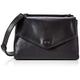 BREE Damen Elfin 3, Black, Cross Shoulder Flap W19 Schultertasche Schwarz (Black)