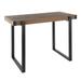 Odessa Industrial Counter Table in Black Metal & Brown Wood-Pressed Grain Bamboo - Lumisource T36-ODESA BK+BN