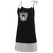 Women's Refried Apparel Black Las Vegas Raiders Sustainable Vintage Tank Dress