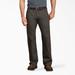 Dickies Men's Relaxed Fit Duck Carpenter Pants - Rinsed Black Olive Size 30 32 (DU250)