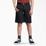 Dickies Boys' Husky Classic Fit Shorts, 8-20 - Black Size 16 (KR0123)