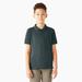 Dickies Kids' Piqué Short Sleeve Polo, 4-20 - Hunter Green Size S (KS4552)