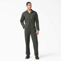 Dickies Men's Big & Tall Deluxe Blended Long Sleeve Coveralls - Olive Green Size S (48799)