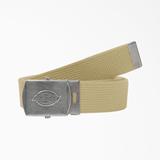 Dickies Military Buckle Web Belt - Khaki Size One (DI0302)