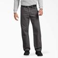Dickies Men's Relaxed Fit Sanded Duck Carpenter Pants - Rinsed Slate Size 40 32 (DU336)
