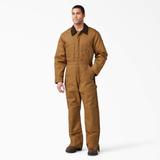 Dickies Men's Duck Insulated Coveralls - Brown Size M (TV239)