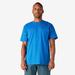 Dickies Men's Big & Tall Heavyweight Short Sleeve Pocket T-Shirt - Royal Blue Size 3 (WS450)