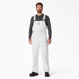 Dickies Men's Big & Tall Painter's Bib Overalls - White Size 48 32 (8953)