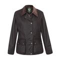 Portmann Ladies Belmont Wax Jacket (16 (XL), Brown)